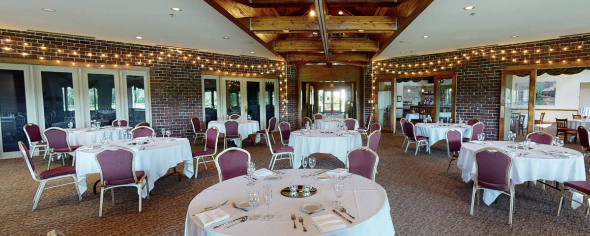 Restaurant wedding reception